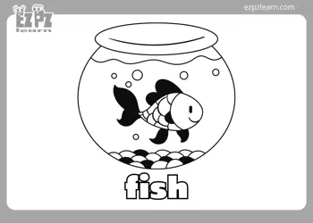 Fish Coloring Page